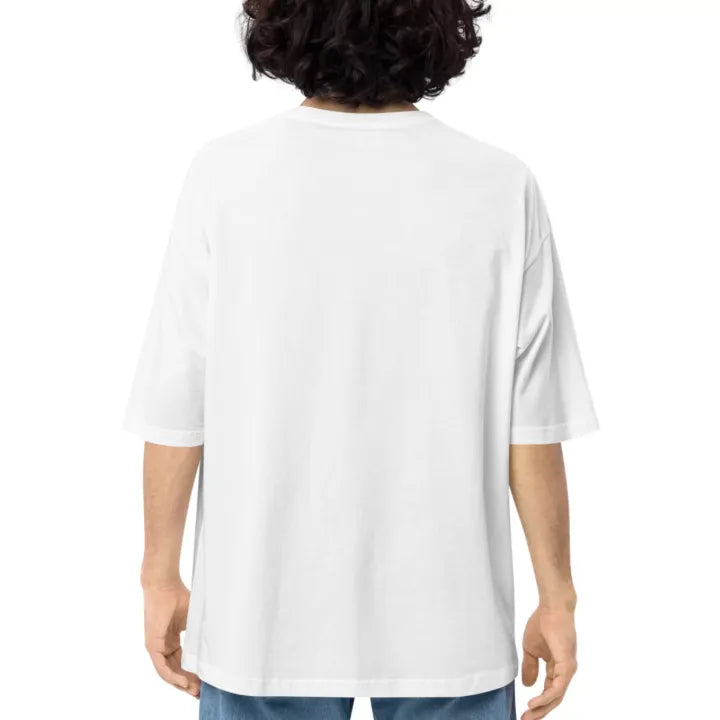 The Questioning Oversized Tee - White