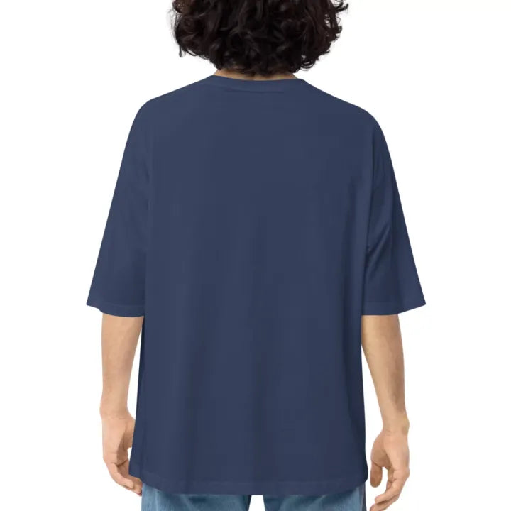 The Courage Oversized Tee - Navy Blue