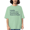 The Questioning Oversized Tee - Sage Green