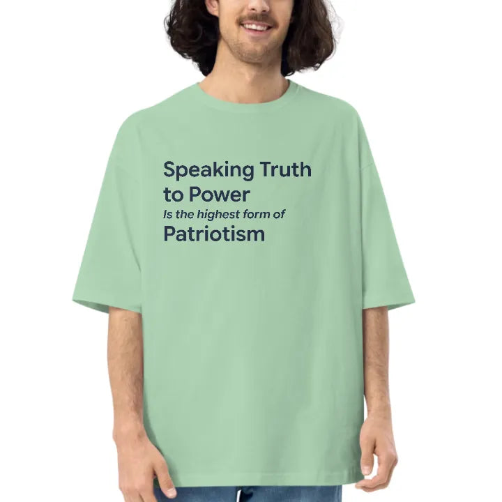 The Truth Oversized Tee - Sage Green