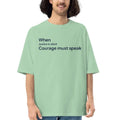 The Courage Oversized Tee - Sage Green