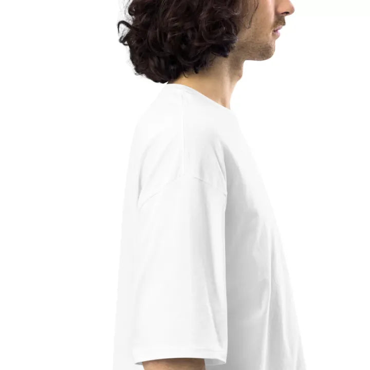 The Questioning Oversized Tee - White